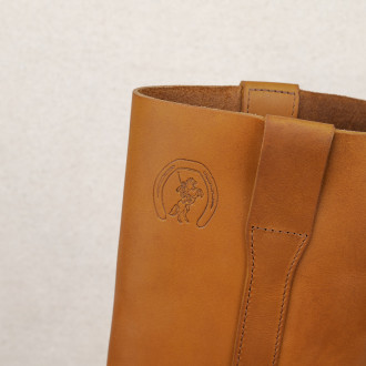 Gardian Botte Camarguaises en cuir naturel