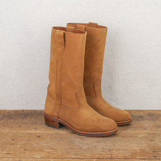 Bottes Gardianes camarguaises en daim