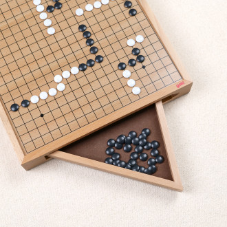 Jeu de go pions noirs