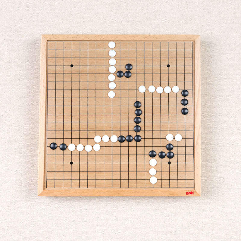 Jeu de go en bois