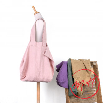 100% linen shopping bag
