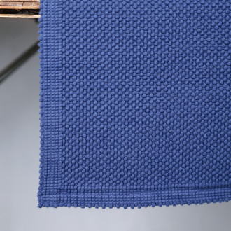 Ink blue bath mat