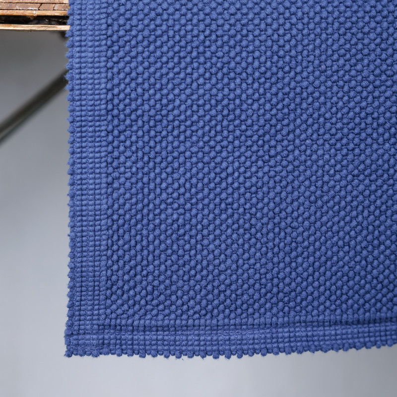 Ink blue bath mat