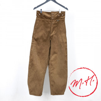 Pantalon Largeot en velours noisette