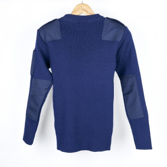 Pull officier marin coudières