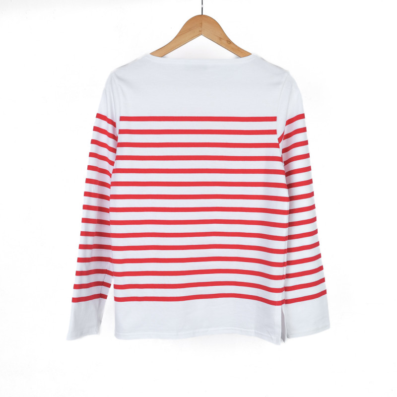 Saint James red sailboat