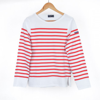Marinière rouge et blanche
