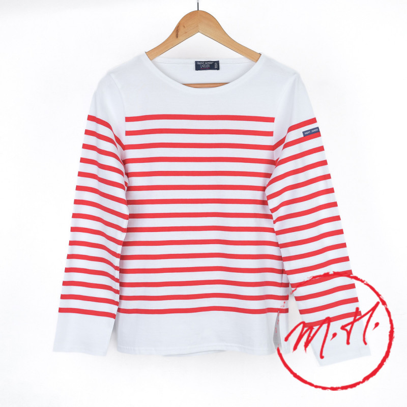 Saint James red sailboat