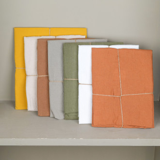 100% colored linen pillowcase