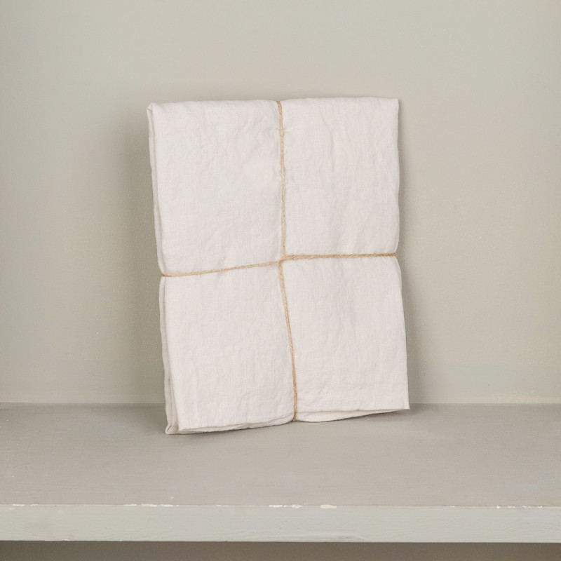 Pillowcase 100% linen twine