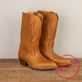 Natural leather gardiane boots