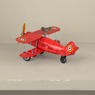 Avion rouge mécanique