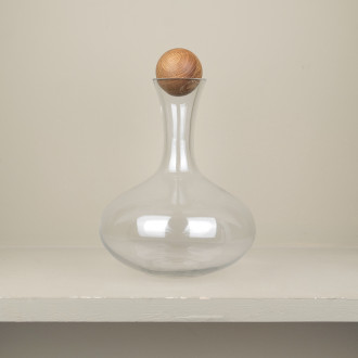 Carafe à vin en verre soufflé