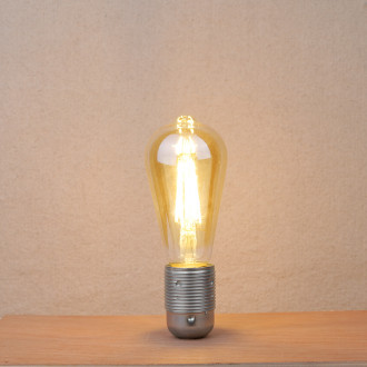 Dimmable 7.2 W LED amber bulb, Edison shape