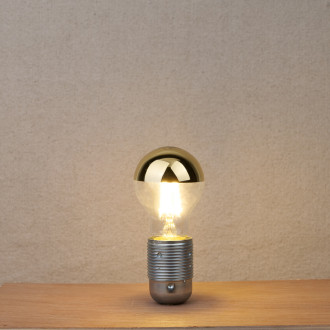 Ampoule LED calotte dorée E27