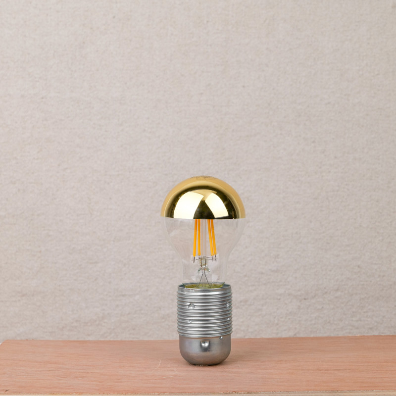 E27 gold cap LED bulb