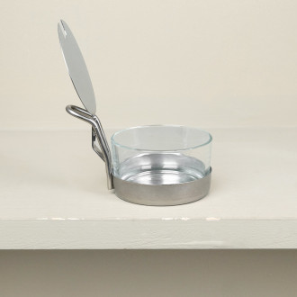 Stainless steel parmesan server