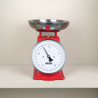 Balance de cuisine rouge