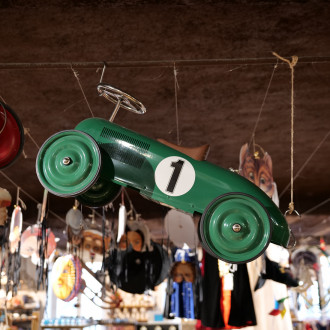 Trotteur rétro vert