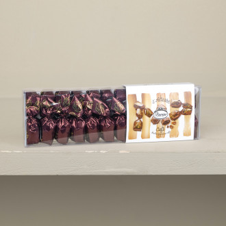 Reglet of coffee-filled candies