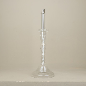 Lampe à huile en verre transparent