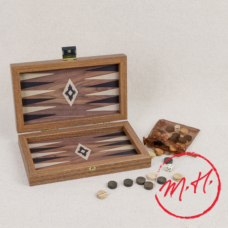 Backgammon pliable en bois