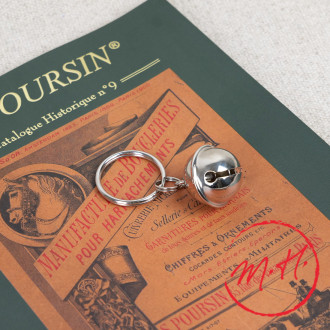 Poursin bell key ring