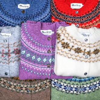 Harley of Scotland herringbone tartan vest