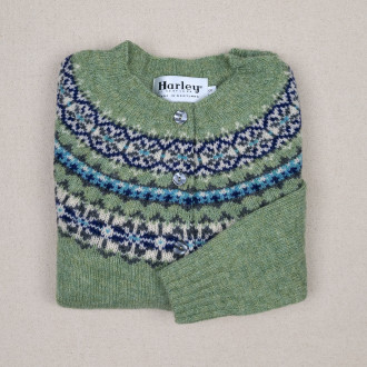 Gilet écossais à chevrons Harley of Scotland