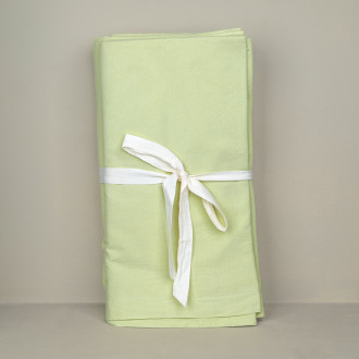 Housse de couette 230 × 260 cm et 2 taies d'oreiller 70 x 70 cm anis