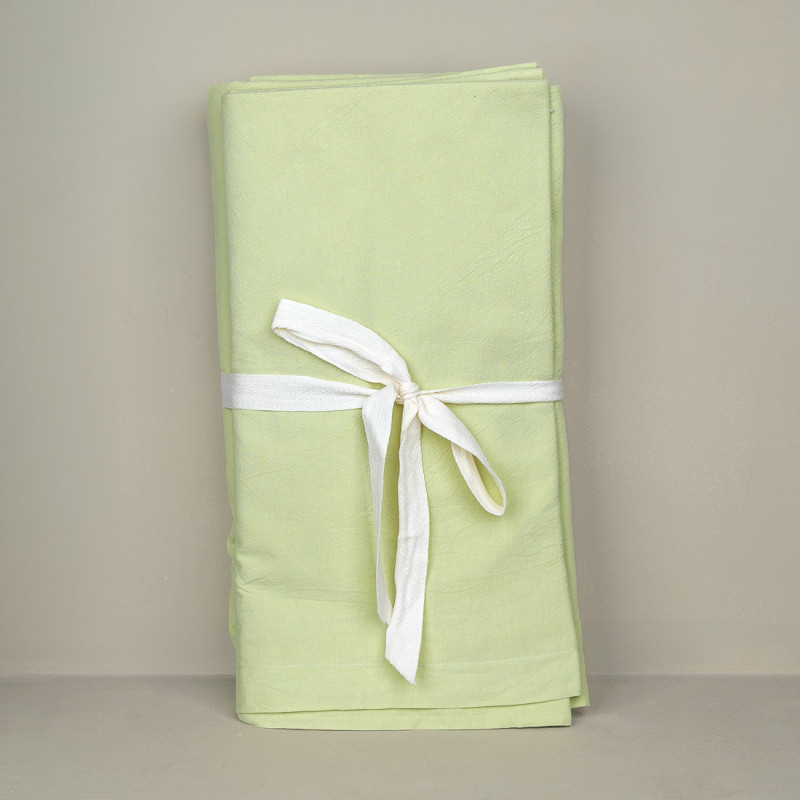 Housse de couette 230 × 260 cm et 2 taies d'oreiller 70 x 70 cm anis