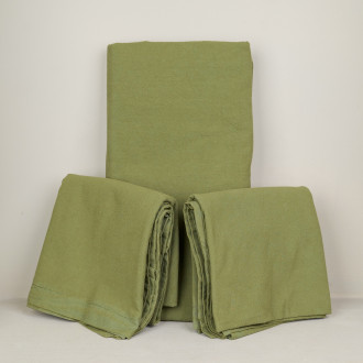 Housse de couette 230 × 260 cm et 2 taies d'oreiller 70 x 70 cm kaki