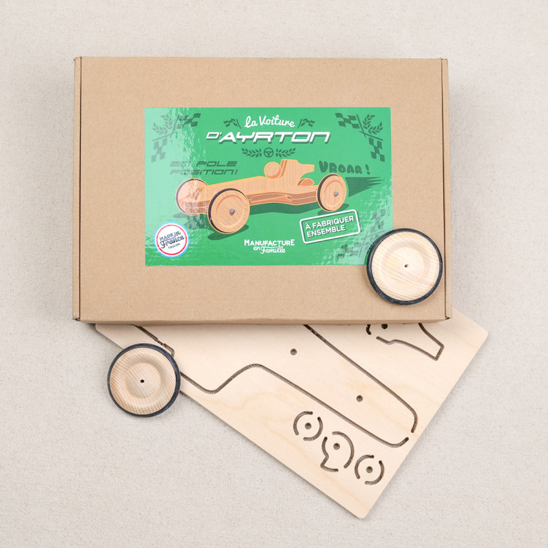 La voiture en bois d'Ayrton
