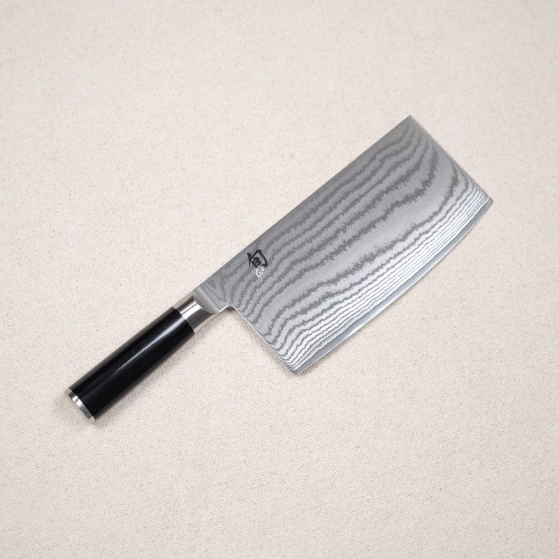 Shun Damascus cleaver knife