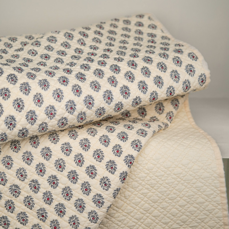 Provencal hawthorn blanket 170 x 170 cm