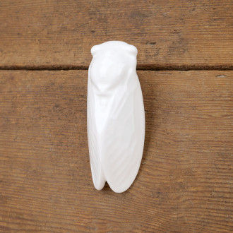 Cigale en céramique blanche Maison Empereur
