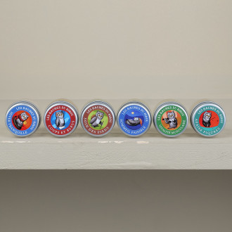 Set of 6 Owl Balms