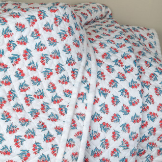 Laurier white quilted bedspread