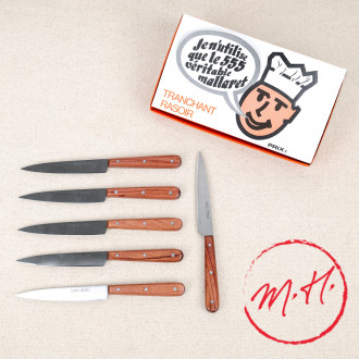 Boîte 6 couteaux manche Palissandre