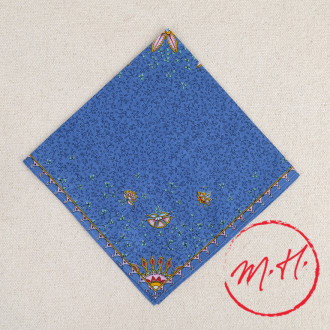 Carré provençal bleu