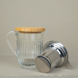Tisanière en verre