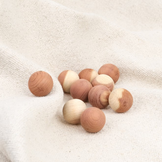 Billes en cèdre rouge