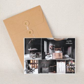 Carte cadeau "Une nuit..." dans l'arrière boutique