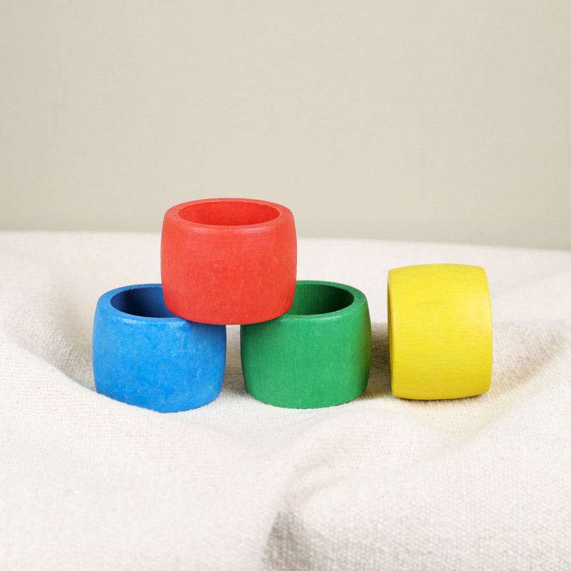 Colored napkin ring