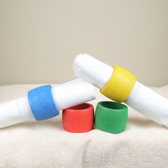 Colored napkin ring