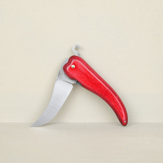 Piment rouge folding knife