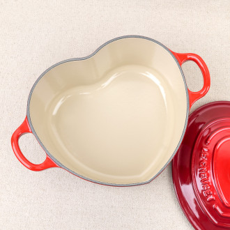 Le Creuset heart casserole