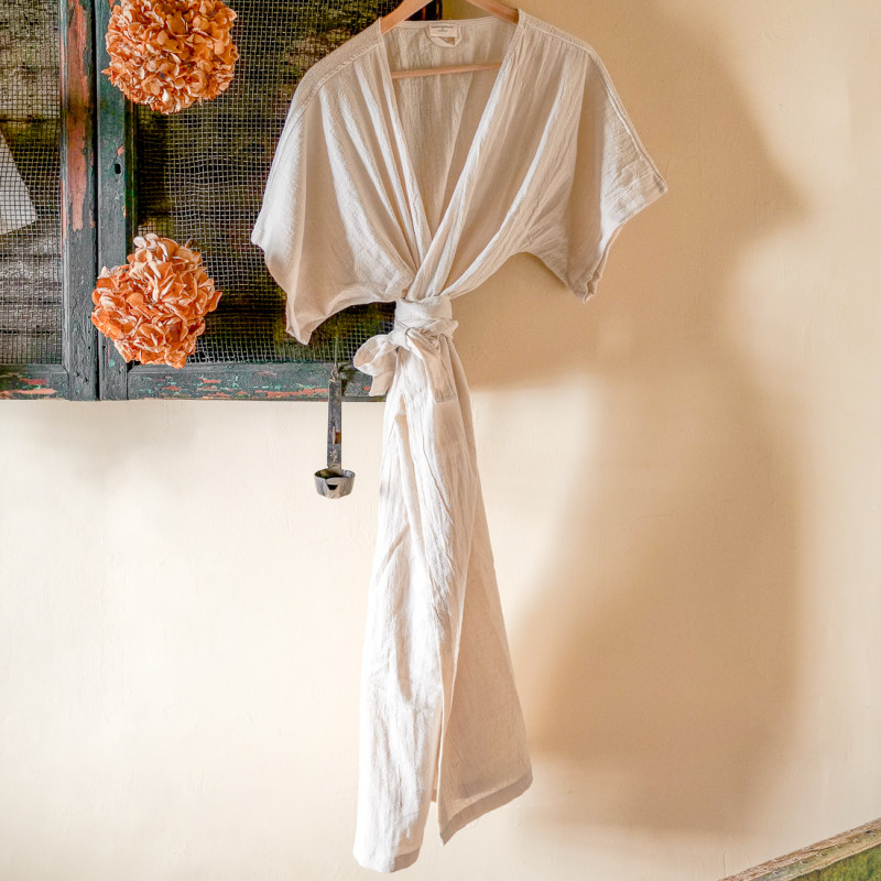 Sortie de bain écrue