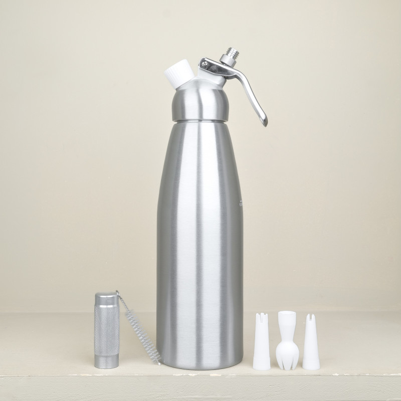 Whipped cream siphon 1L