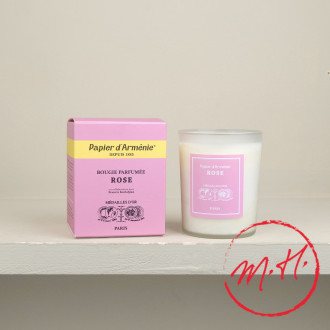 Bougie d'Arménie à la rose